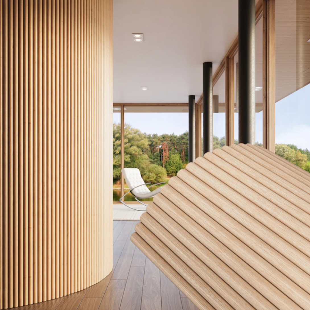 Flexible Wood Panels with 100% Real Oak Finish – Pre-Order (Pack of 2 Panels)