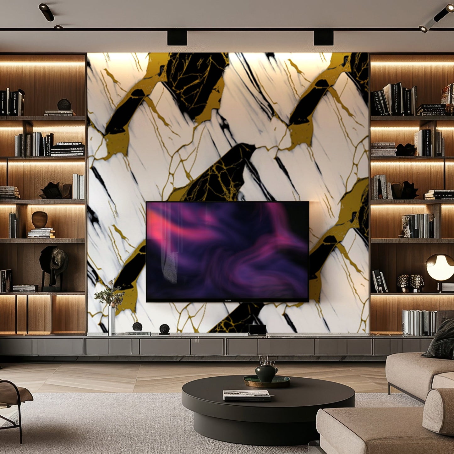 Marble Sheet – Golden Vein