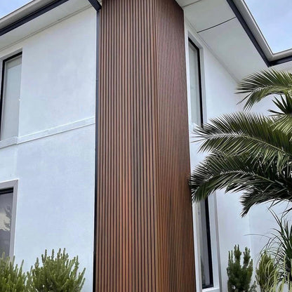 Wood Tech Exterior Siding Wall Panels (Walnut Brown) - All Parts