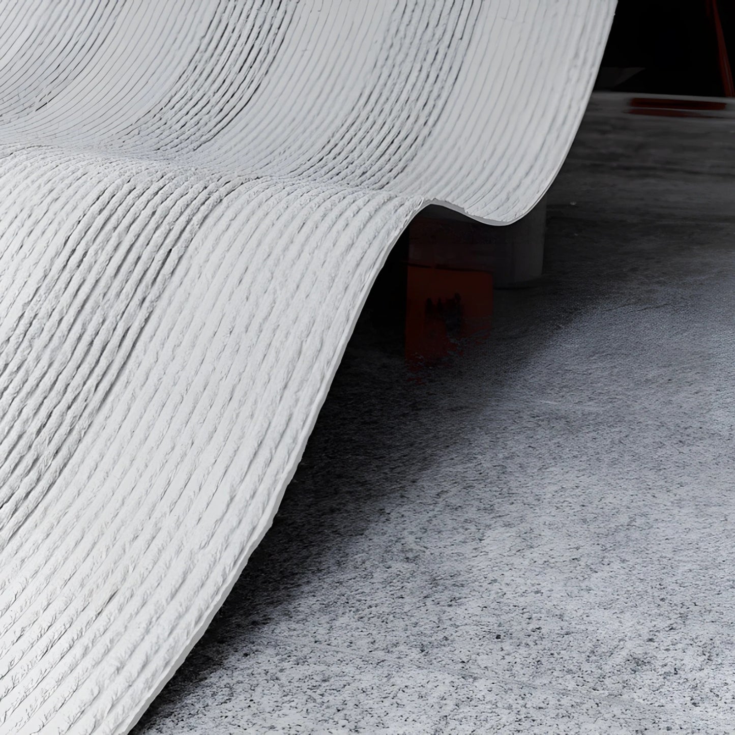 Flexible Stone Panel , Ultra-Thin Natural Stone Veneer – White Ridge
