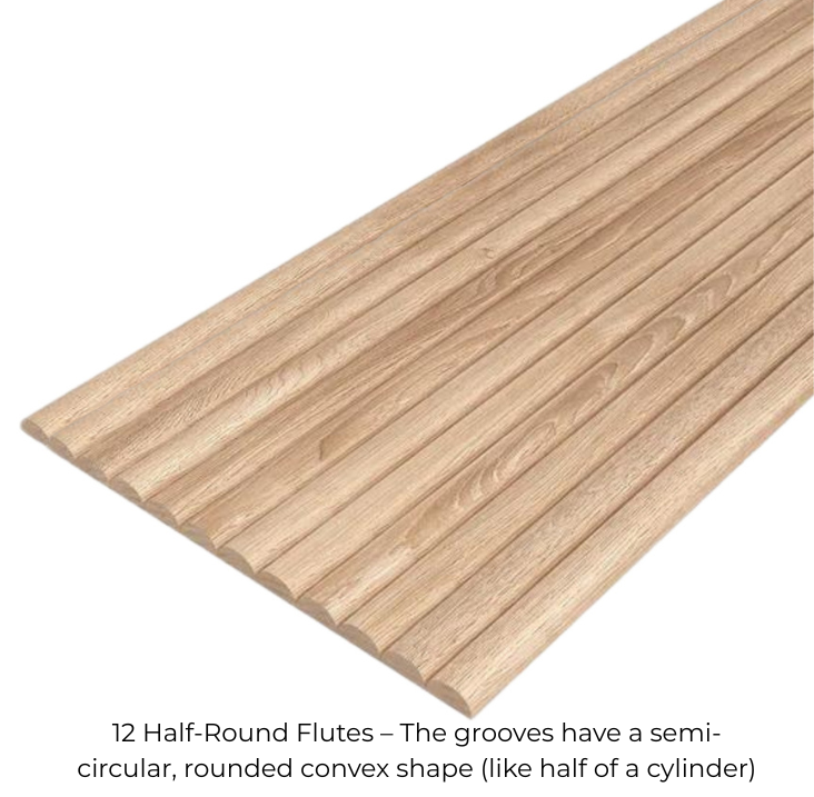 Flexible Wood Panels with 100% Real Oak Finish – Pre-Order (Pack of 2 Panels)