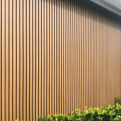 Wood Tech Exterior Siding Wall Panels (Light Teak Brown) - All Parts