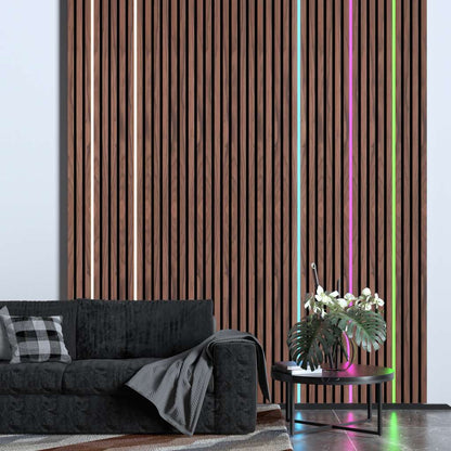 Wall Panel LED Light Kit (10 ft) – LED Strip Accessory for Wood Panels