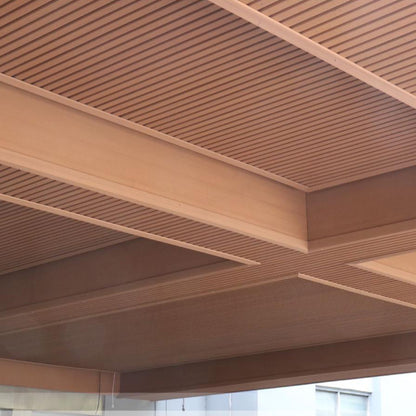Wood Tech Siding Exterior Wall Panel - Teak Light Brown