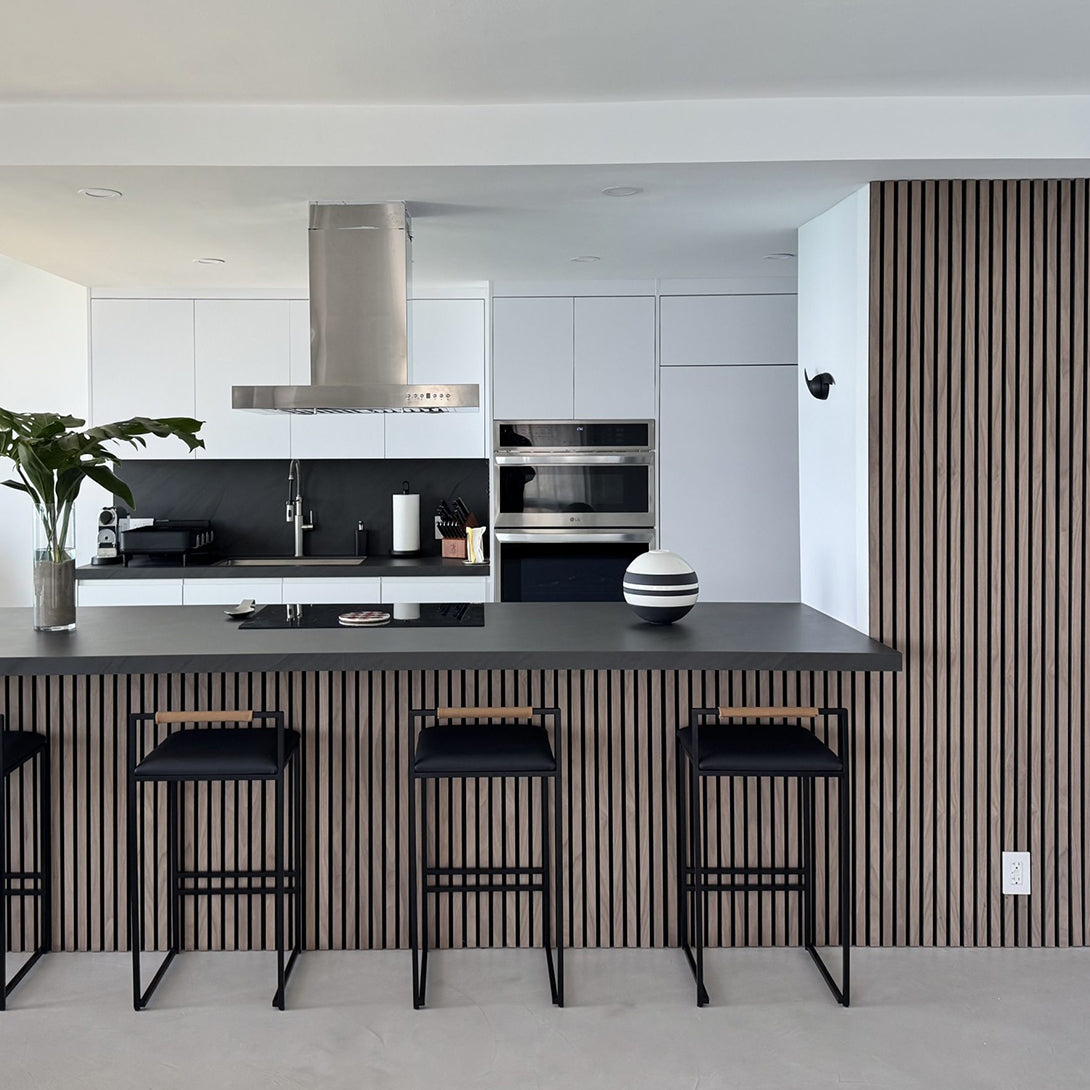Premium 3-Sided Wood Veneer Acoustical Panels – Walnut