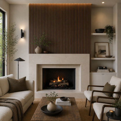 Premium 3-Sided Wood Veneer Acoustical Panels – Light Smoke Oak