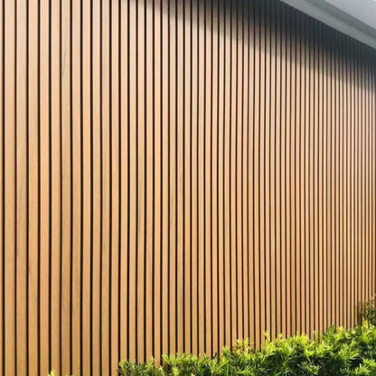 Wood Tech Siding Exterior Wall Panel - Teak Light Brown