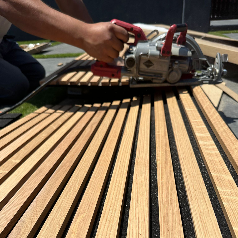 Real Solid Oak Acoustic Slat Wood Panels - Premium Quality & Original Oak Wood