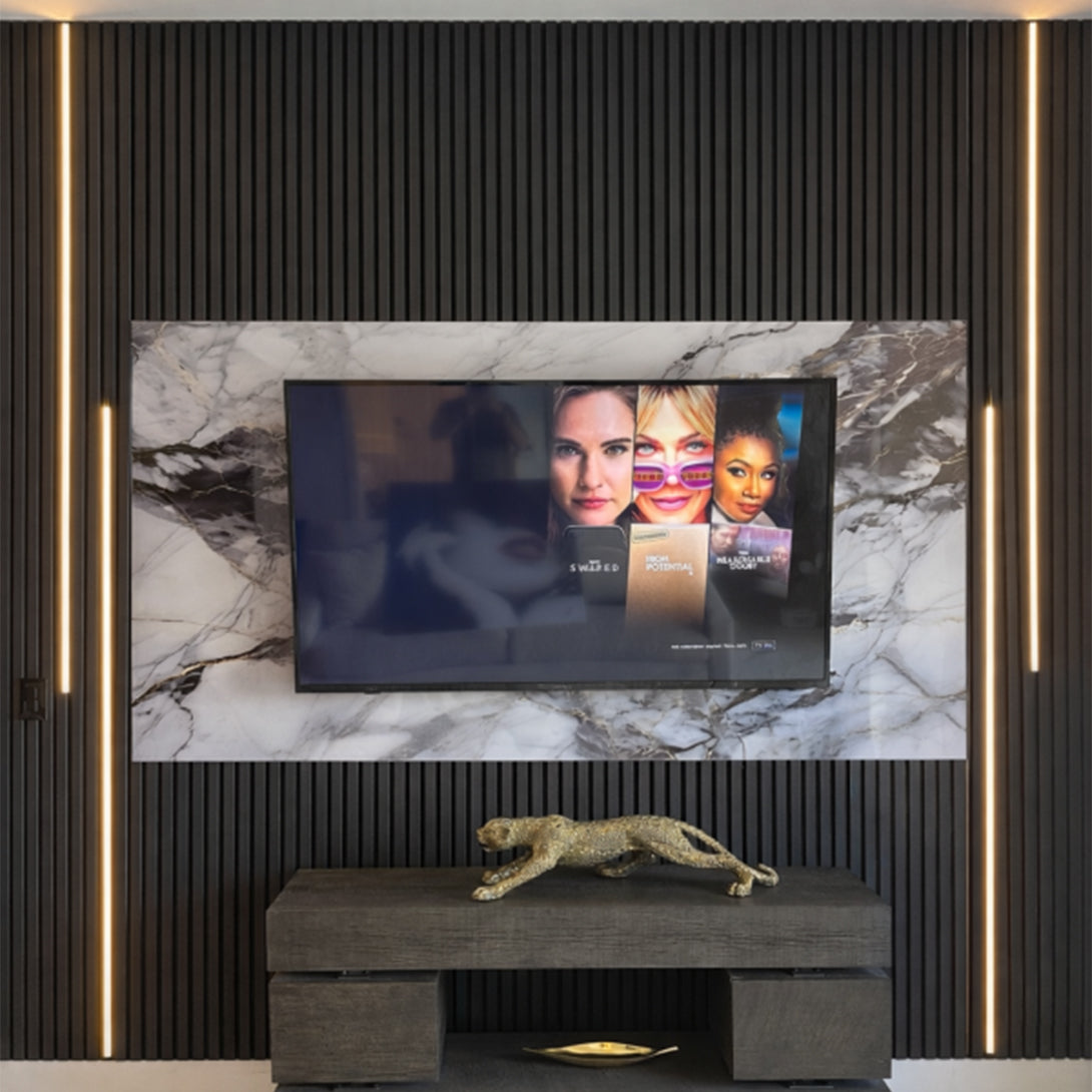 Premium 3-Sided Wood Veneer Acoustical Panels – Black