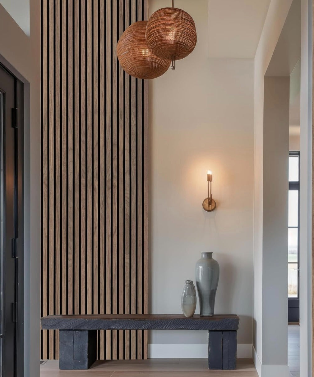Premium 3-Sided Wood Veneer Acoustical Panels – Walnut