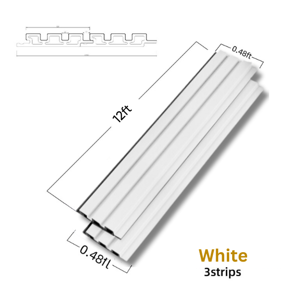 Wood Tech Siding Exterior Wall Panel - White