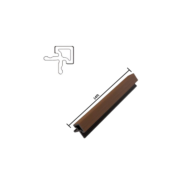 Wood Tech Exterior Siding Wall Panels (Walnut Brown) - All Parts