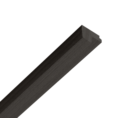 Wood Panels Corner Moulding (Black)