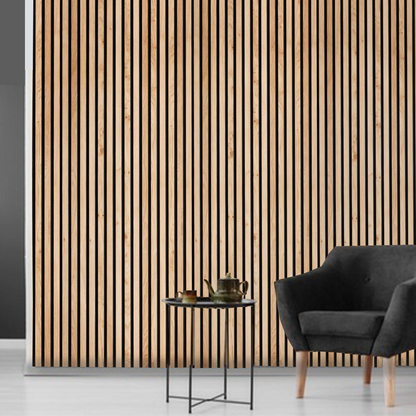 Real Solid Oak Acoustic Slat Wood Panels - Premium Quality & Original Oak Wood