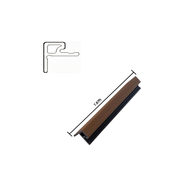 Wood Tech Exterior Siding Wall Panels (Walnut Brown) - All Parts