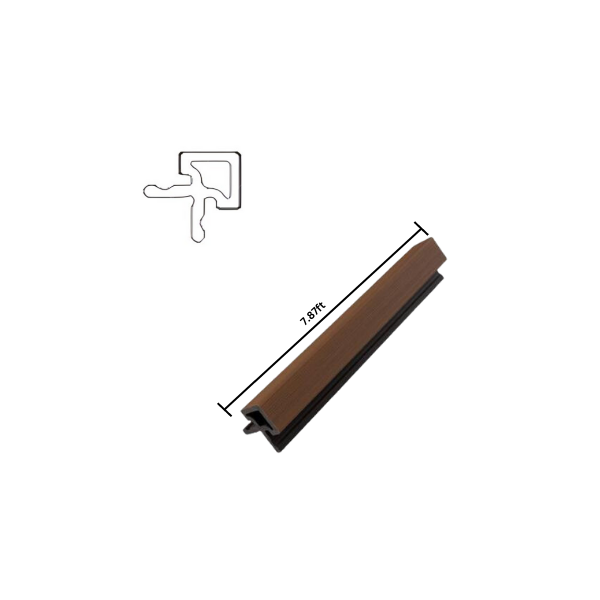 Wood Tech Exterior Siding Wall Panels (Walnut Brown) - All Parts