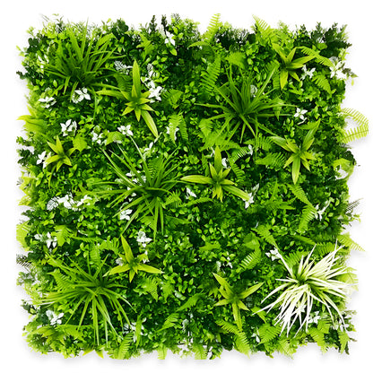 Green Wall Plastic Grass Panel – Lush Artificial Garden For Indoor & Outdoor Décor - Lifestyle