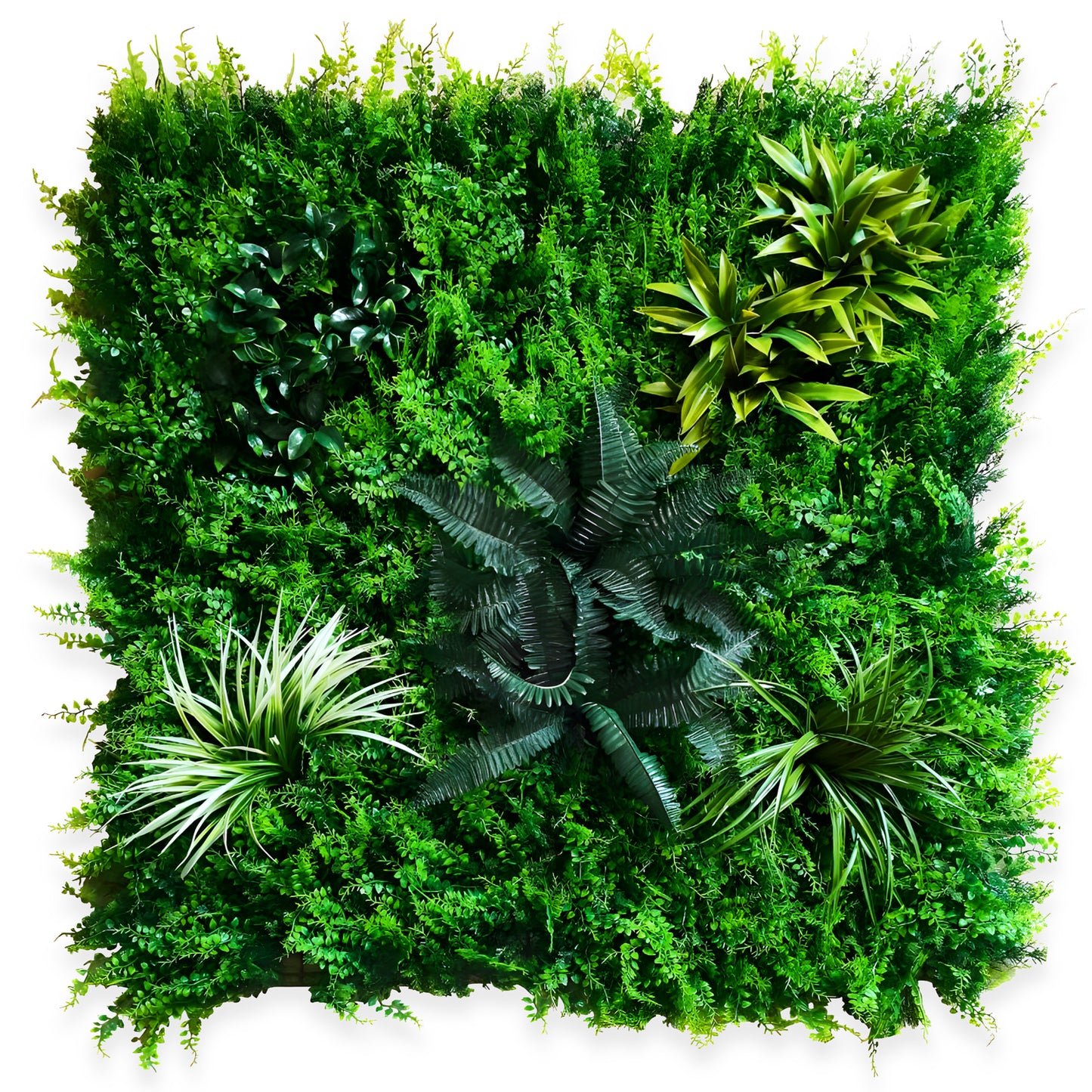 Green Wall Plastic Grass Panel – Lush Artificial Garden For Indoor & Outdoor Décor - Sanctuary