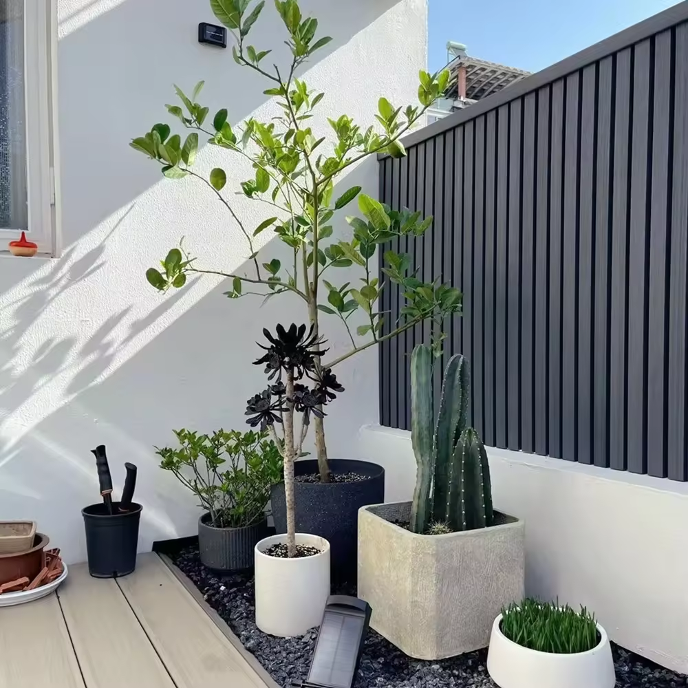 Wood Tech Siding Exterior Wall Panel - Black