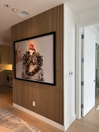 Premium 3-Sided Natural Wood Panels – Natural Oak