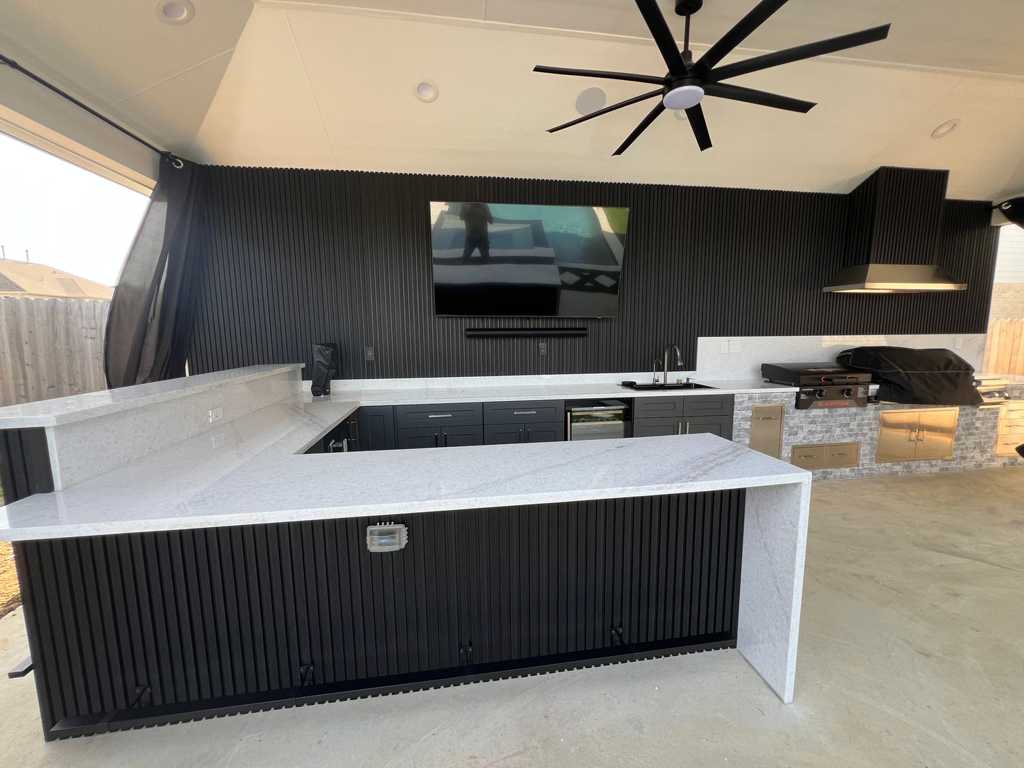 Wood Tech Siding Exterior Wall Panel - Black