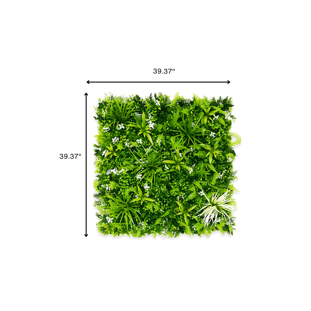 Green Wall Plastic Grass Panel – Lush Artificial Garden For Indoor & Outdoor Décor - Lifestyle