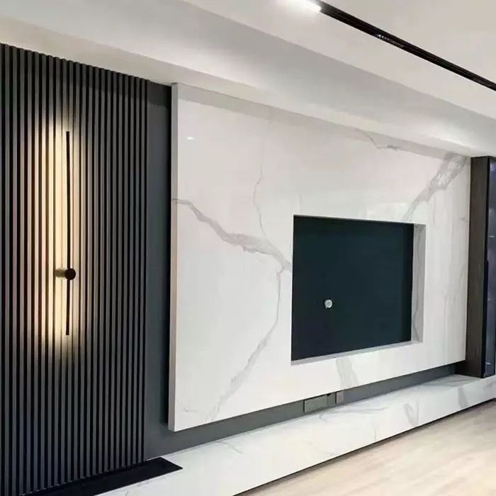 Black Acoustic Slat Wood Wall Panels - 100% Real Oak Finish