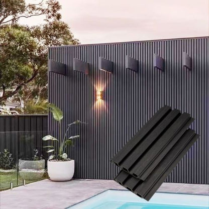 Wood Tech Exterior Siding Wall Panels (Black) - All Parts