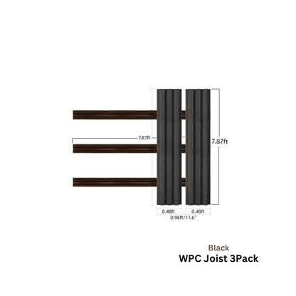Wood Tech Exterior Siding Wall Panels (Black) - All Parts
