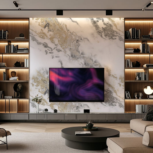 Marble Sheet - Calacatta Gold 8 ft (L) x 4 ft (W)