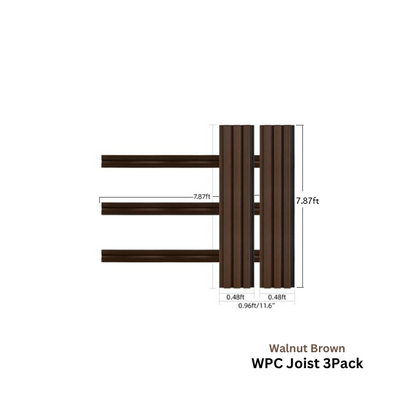 Wood Tech Exterior Siding Wall Panels (Walnut Brown) - All Parts