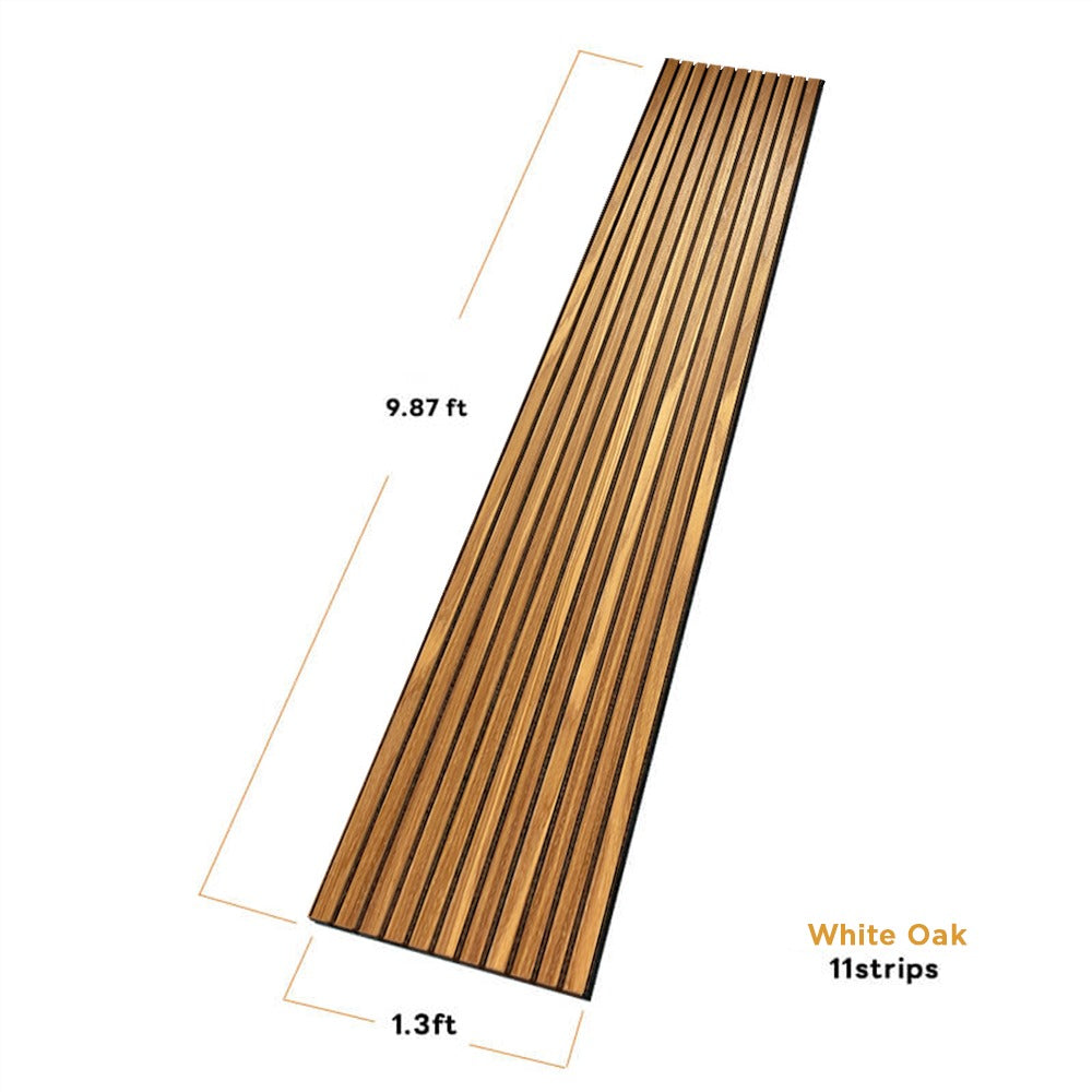 White Oak Wood Panel Wall – 100% Real Oak Finish
