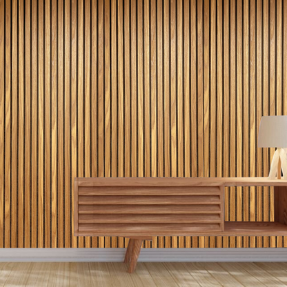 White Oak Wood Panel Wall – 100% Real Oak Finish